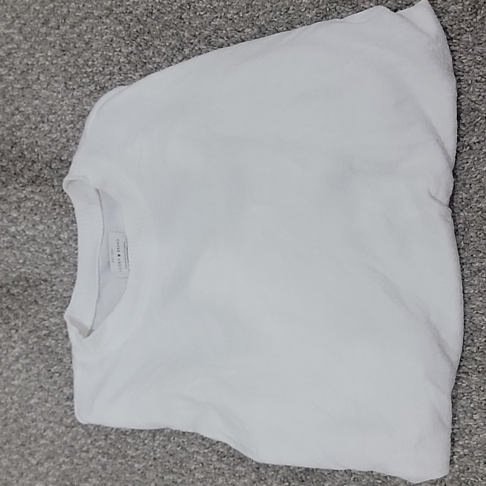 White Crew Neck Sweater